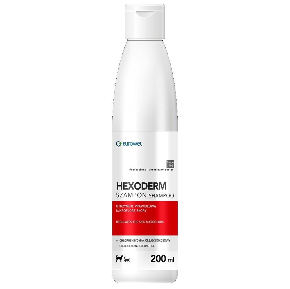 EUROWET Hexoderm - shampoo til hunde og katte, 200 ml