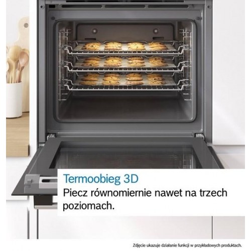 Bosch Serie 8 HBG7341B2 indbygningsovn 71 l - Sort