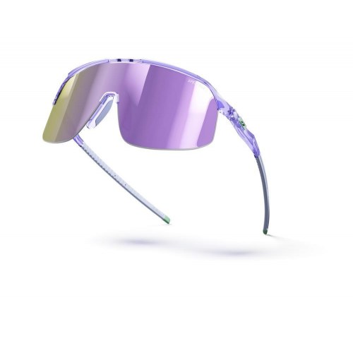 Julbo DENSITY cykelbriller - L, lilla spejllinse