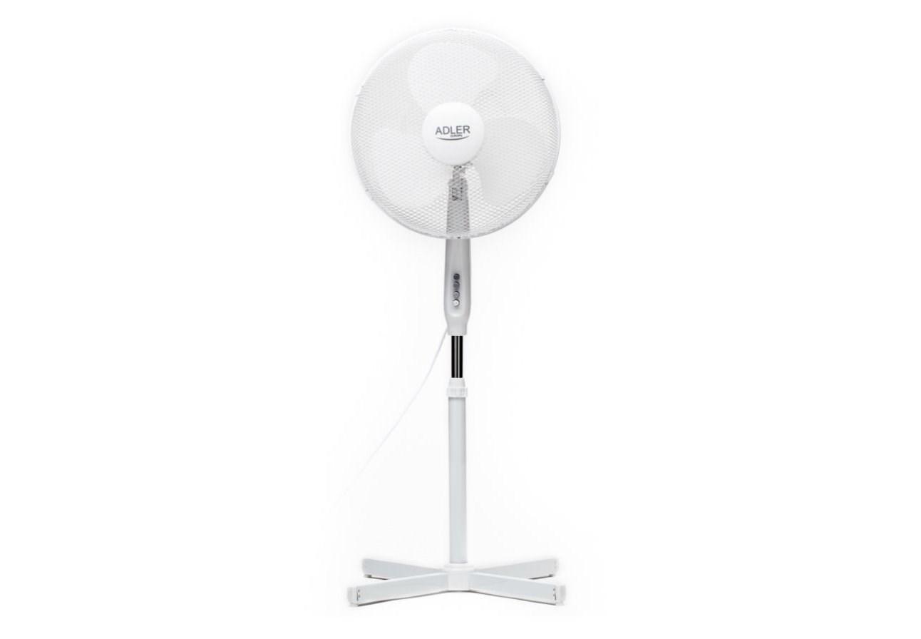Adler AD 7305 gulvventilator 40 cm – hvid