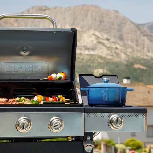 Black+Decker BXOG16550E gasgrill - 4 brændere og sidebrænder