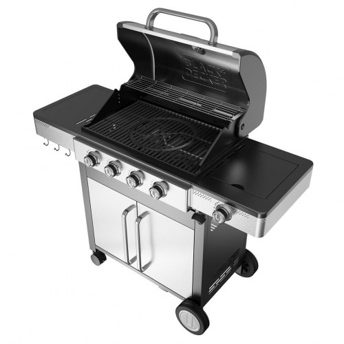 Black+Decker BXOG16550E gasgrill - 4 brændere og sidebrænder