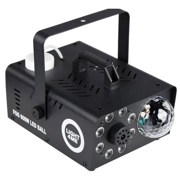 Light4Me FOG 600W LED Ball - røgmaskine med LED-lys og diskokugle