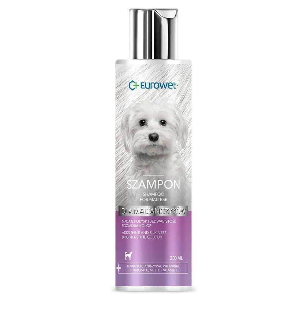 Eurowet shampoo til malteser - hundeshampoo 200 ml