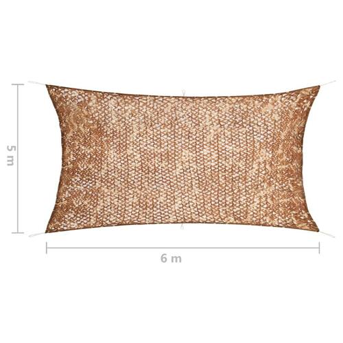 Camouflagenet med opbevaringstaske 5x6 m beige