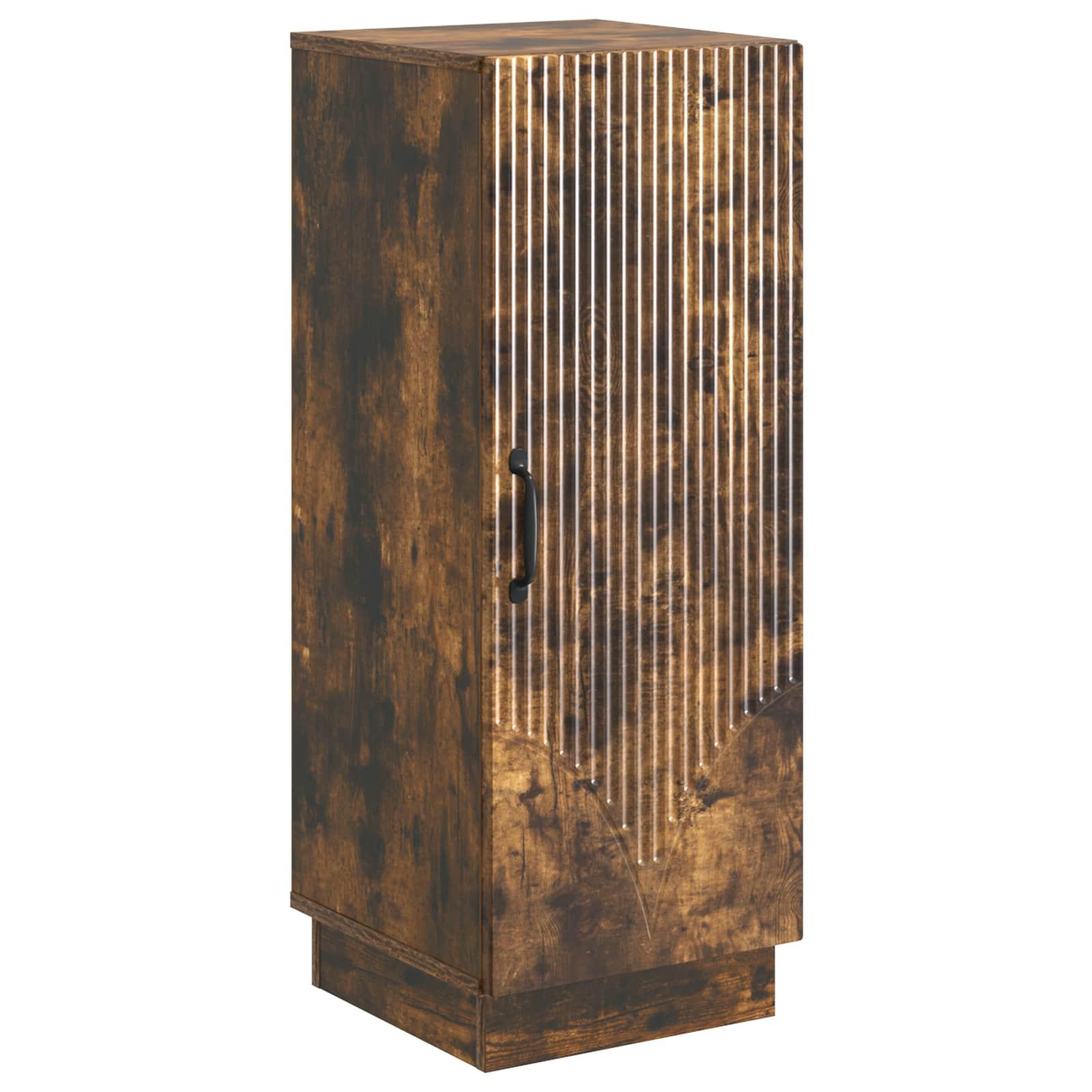 Sidebord Røget eg 33 x 34,5 x 87 cm Konstrueret træ