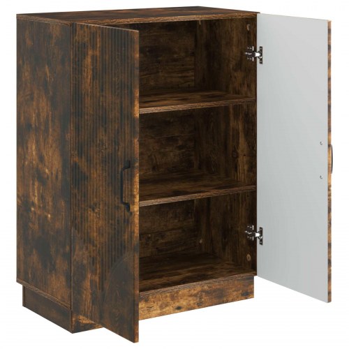 Sidebord Røget eg 66 x 34,5 x 87 cm Konstrueret træ