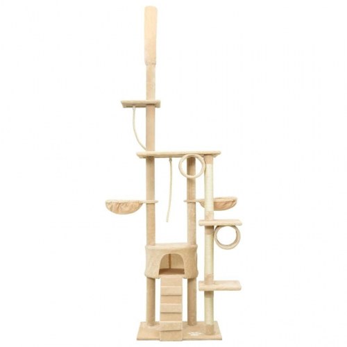 Kradsetræ 220-240 cm gulv-til-loft beige