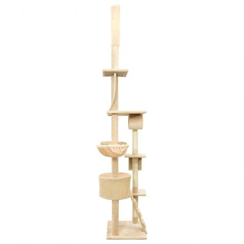 Kradsetræ 220-240 cm gulv-til-loft beige