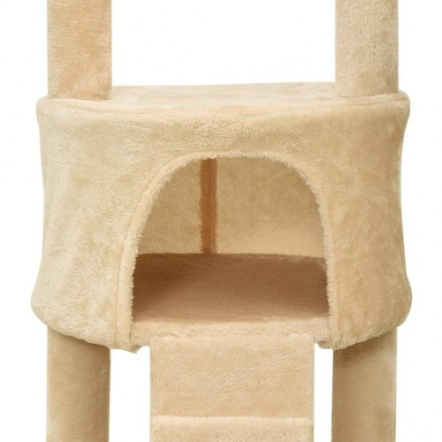 Kradsetræ 220-240 cm gulv-til-loft beige