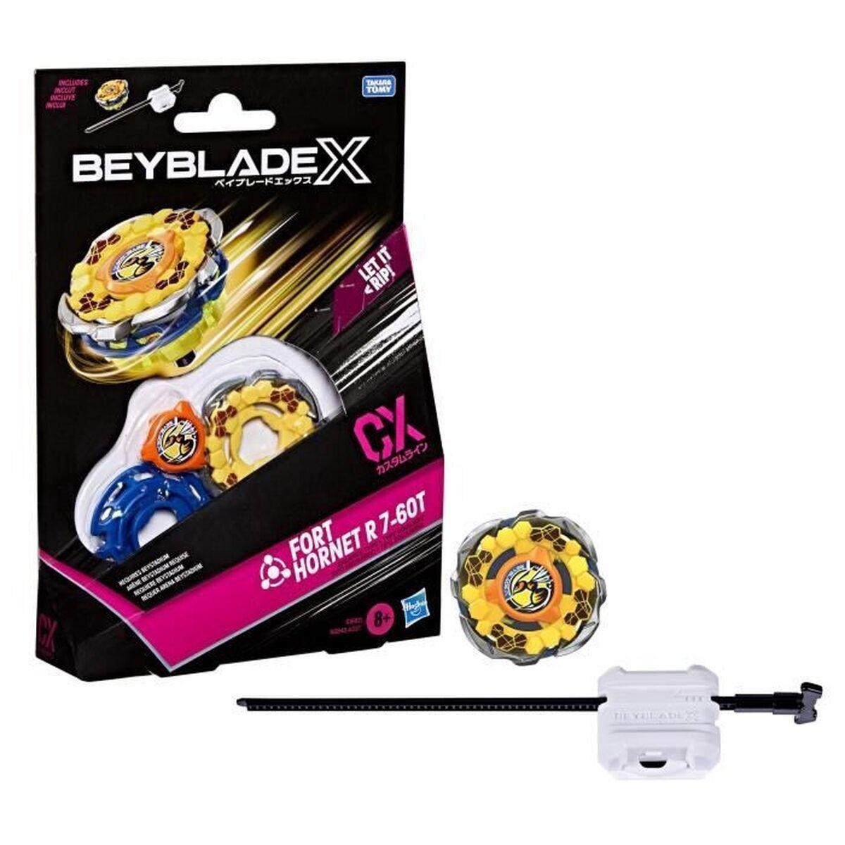 Hasbro Beyblade X - snurretop med affyrer, gul (OUTLET A)