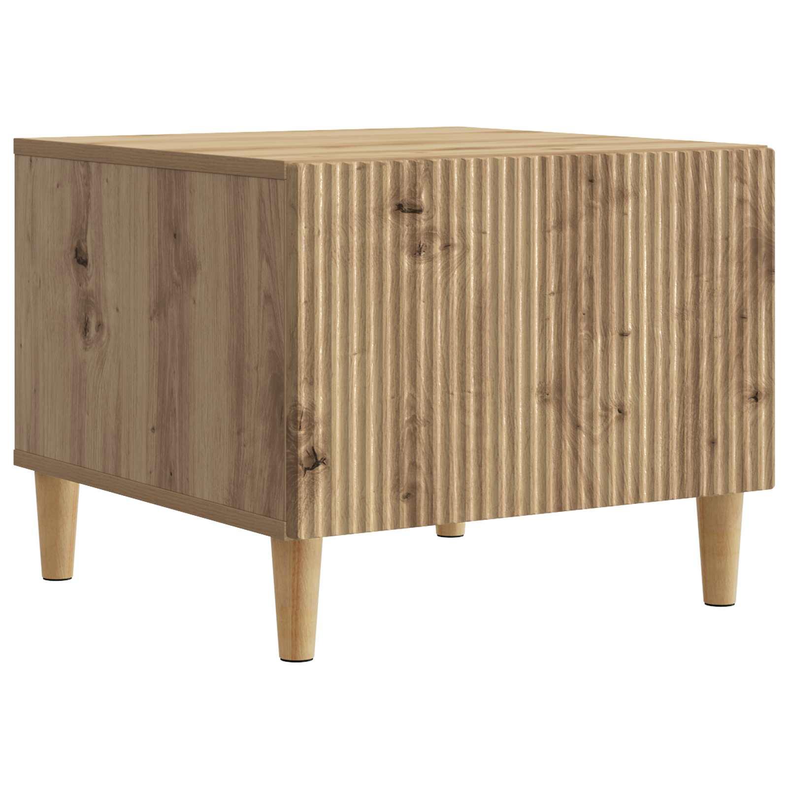 Sofabord med skuffe Artisan-eg 49 x 50 x 40 cm Konstrueret træ