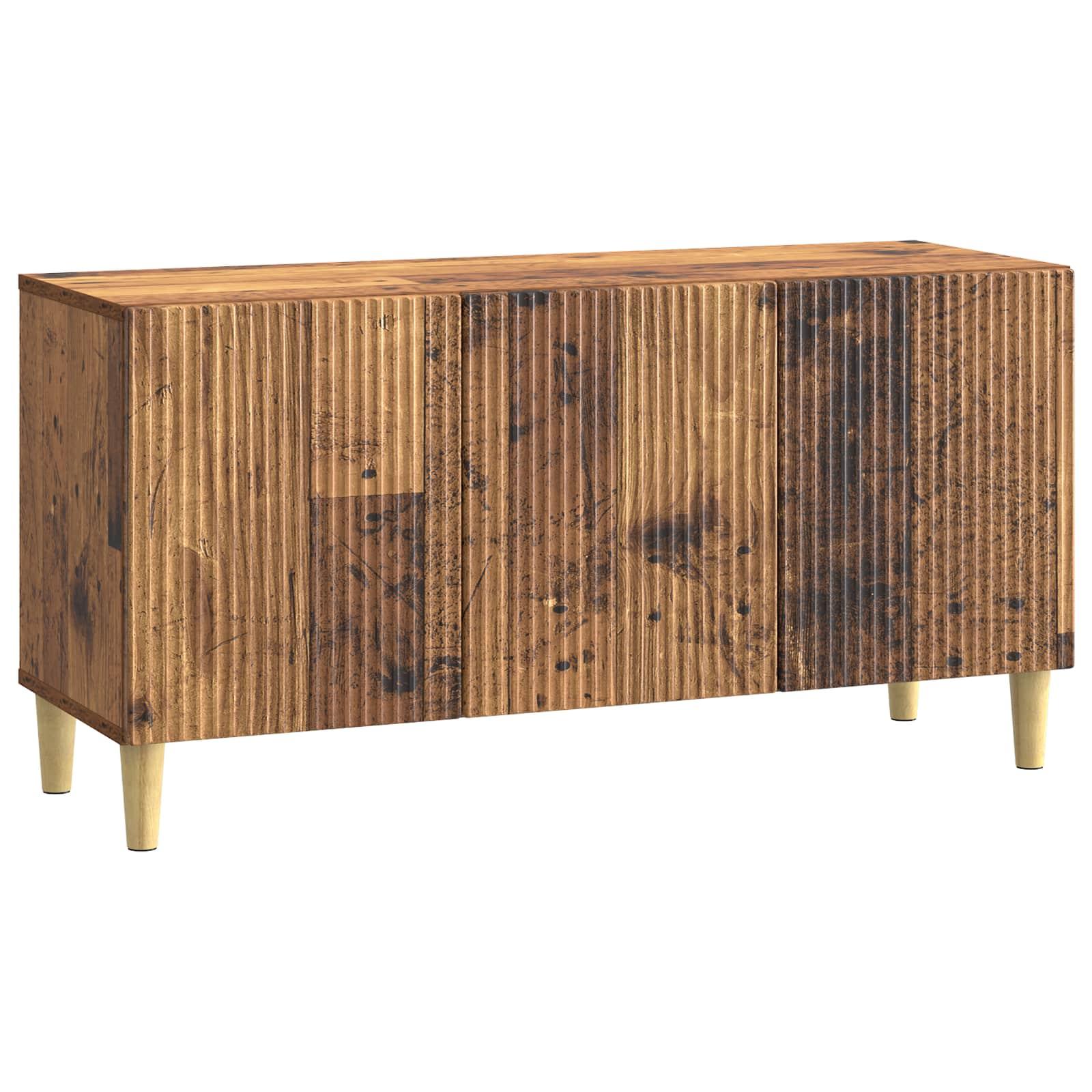 TV-skab Gammelt træ 99 x 34,5 x 50 cm Konstrueret træ