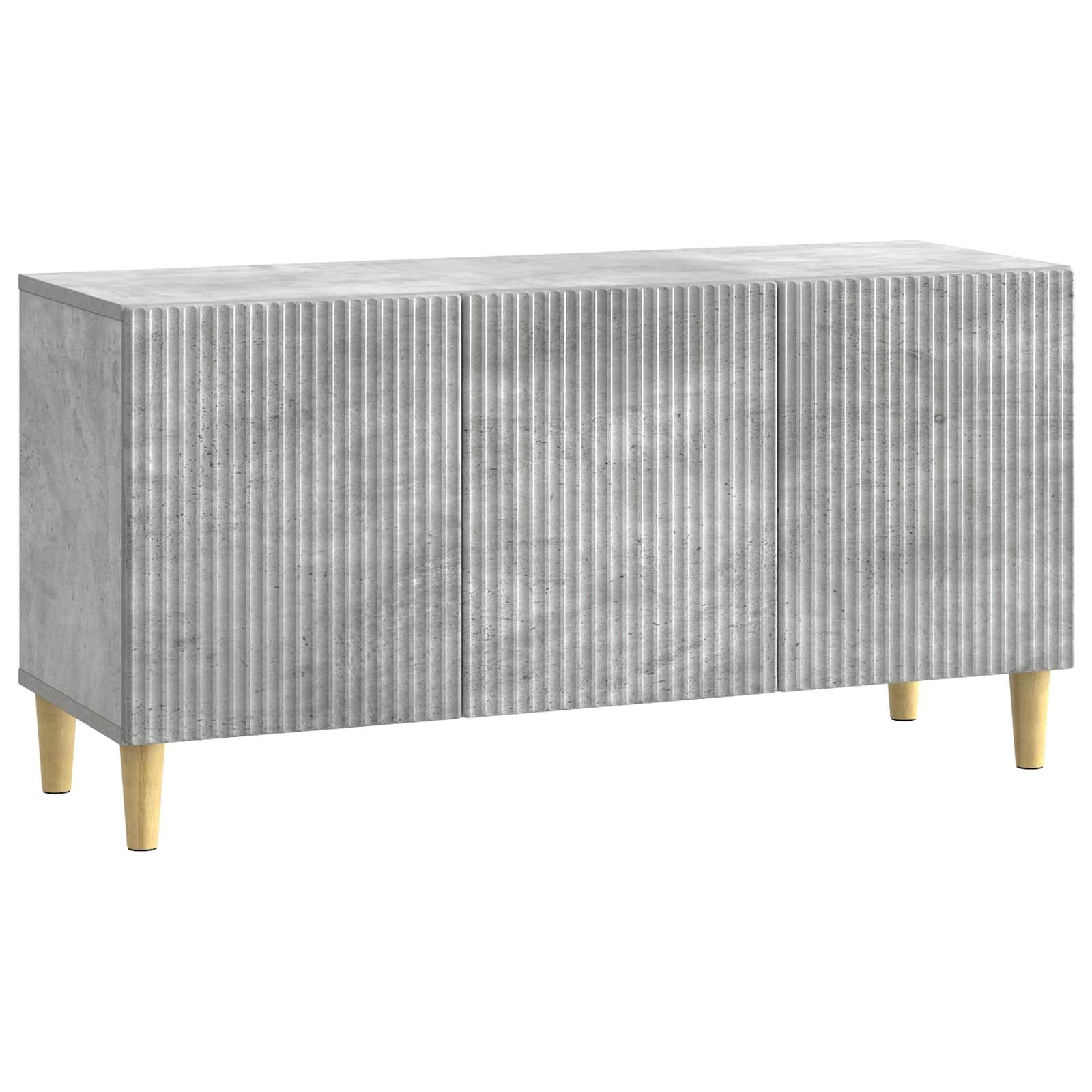 TV-skab Betongrå 99 x 34,5 x 50 cm Konstrueret træ