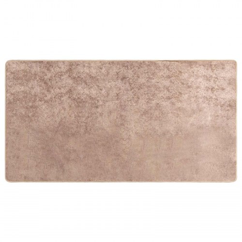 Løber tæppe MARSA - sandfarvet 80 × 150 cm, polyester med skridsikker PVC-bagside