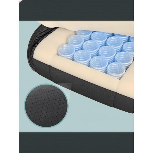 Ergonomisk gamerstol med fodstøtte og fjedret sæde – ink black OBG079B01