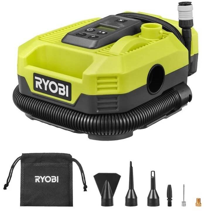 Ryobi RMI18-0 multifunktionskompressor 18V – uden batteri