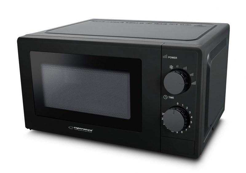 Esperanza Estofado mikrobølgeovn 20 l 700 W, sort