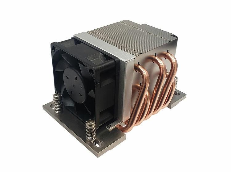 Inter-Tech Dynatron A54 CPU luftkøler 6 cm – sort/grå billede