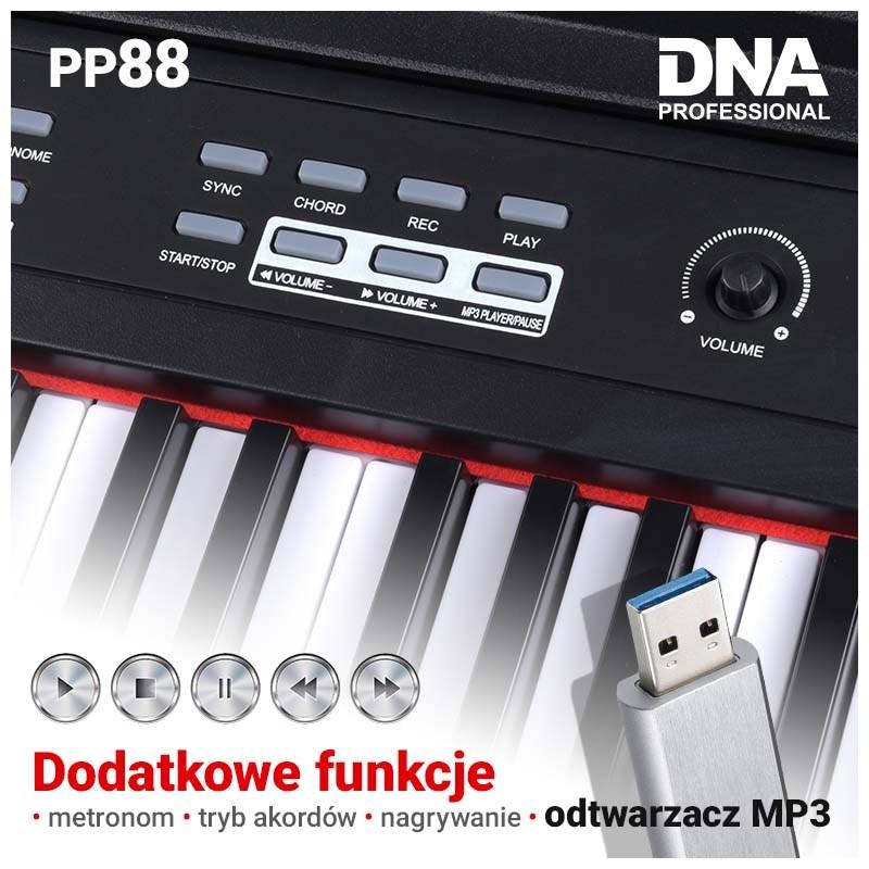 DNA Professional PP88 digitalt klaver – full-size keyboard