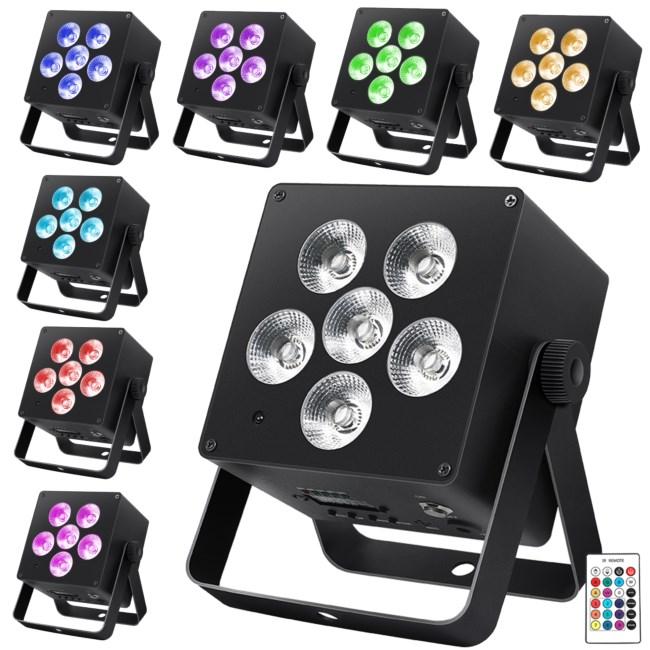 Light4Me ACCU PAR RGBWA-UV – batteridrevet LED flood til studiebelysning