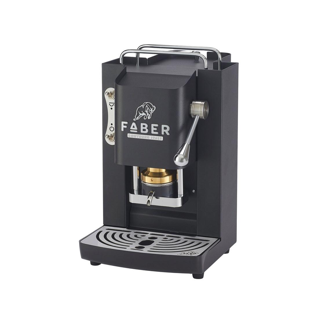 FABER Pro Deluxe espressomaskine – sort/krom