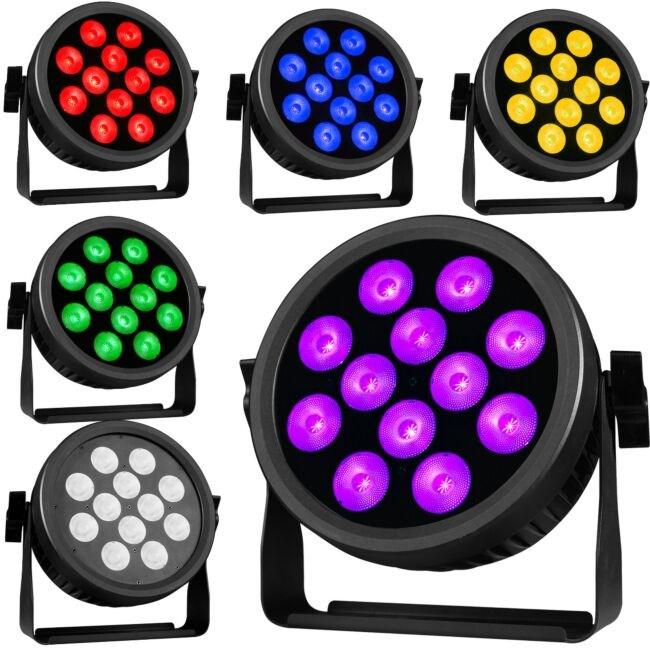 Light4Me CREE ALU HEXA PAR 12 – LED par-spot til studiebelysning