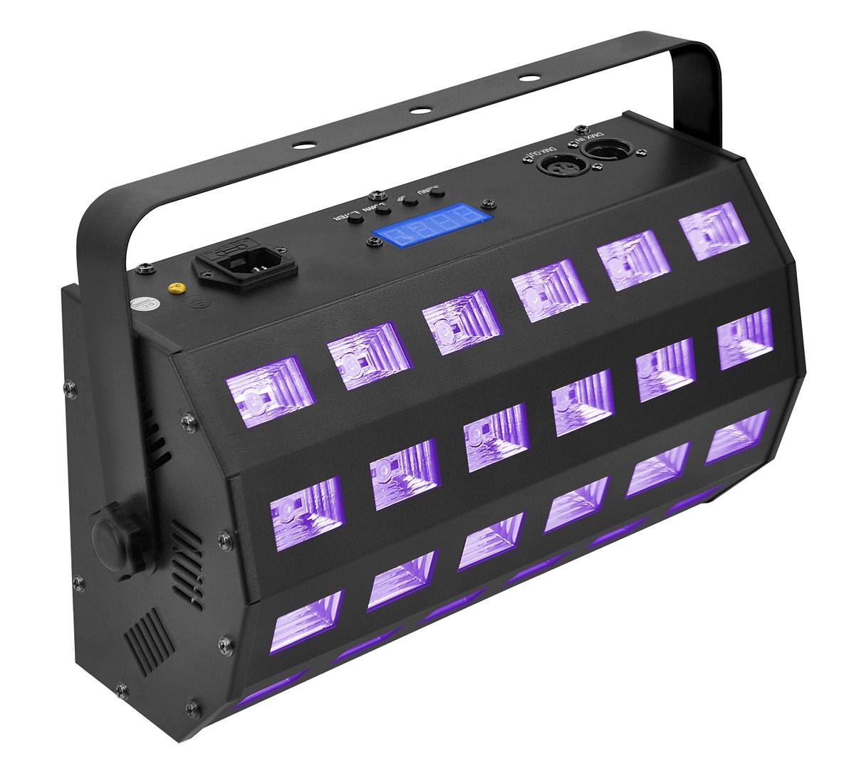 Light4Me UV 24 + Strobe DMX - ultraviolet studielys