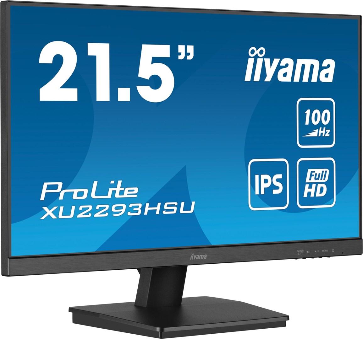 iiyama ProLite XU2293HSU-B7 21,5" Full HD IPS skærm - 100 Hz, sort billede