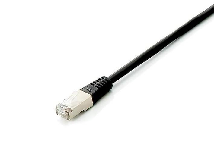 EQUIP Cat6a Platinum S/FTP netværkskabel – 1,0 m, sort (10 stk.)