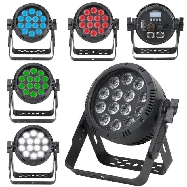 EVOLIGHTS Glacier 14 IP65 PAR scenelys – LED PAR til studiebelysning