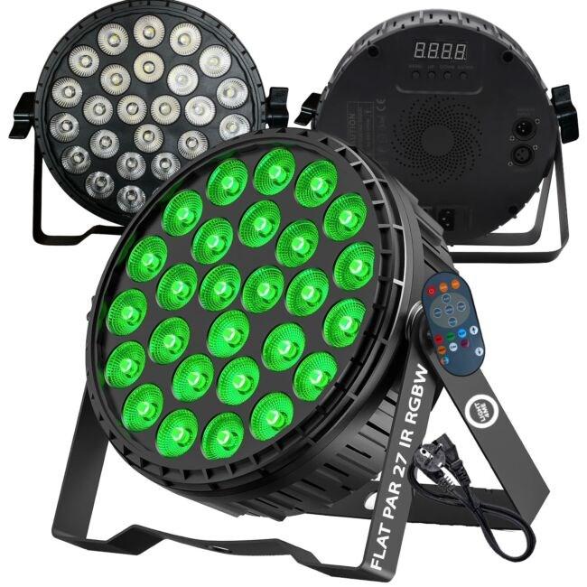 Light4Me Flat Par 27 IR RGBW – kompakt PAR-spot til studiebelysning
