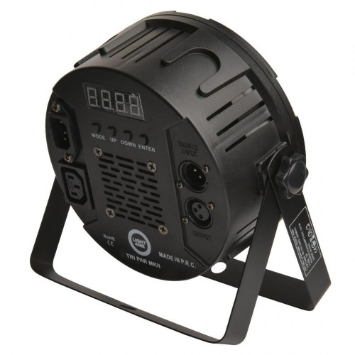 Light4Me TRI PAR 8x9W MKII RGB - LED studielys med DMX