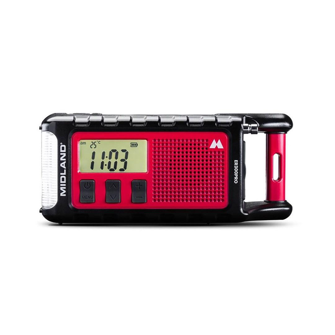 Midland ER300 Pro håndsvingradio - nødradio til udeliv billede