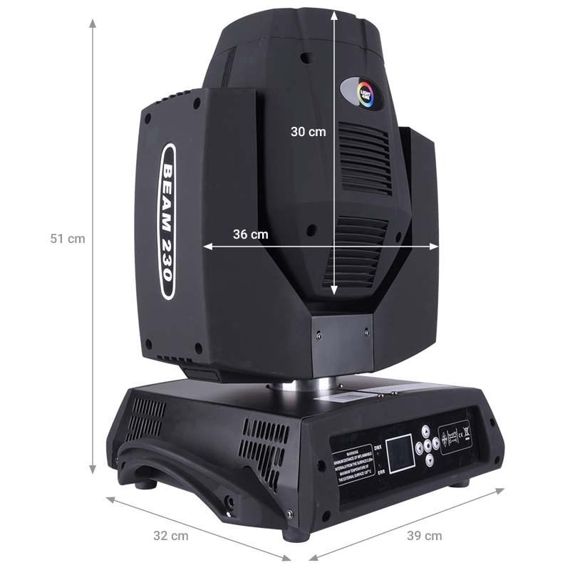 Light4Me 7R Beam 230W moving head - scenelys