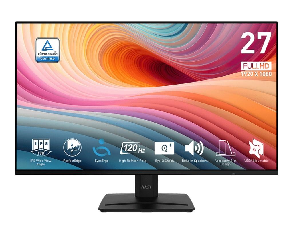 MSI Pro MP271A E2 27" Full HD IPS skærm - 120 Hz, sort billede
