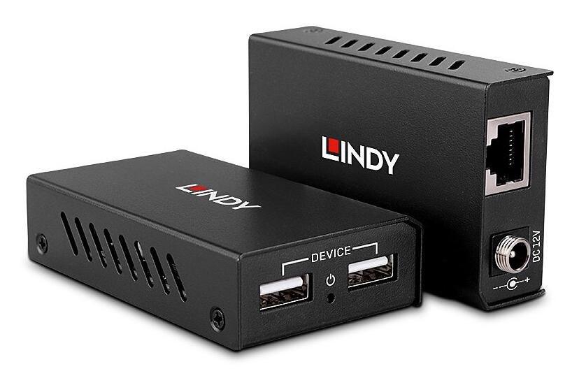 Lindy 43408 Av Forlænger Av Sender & Modtager Sort