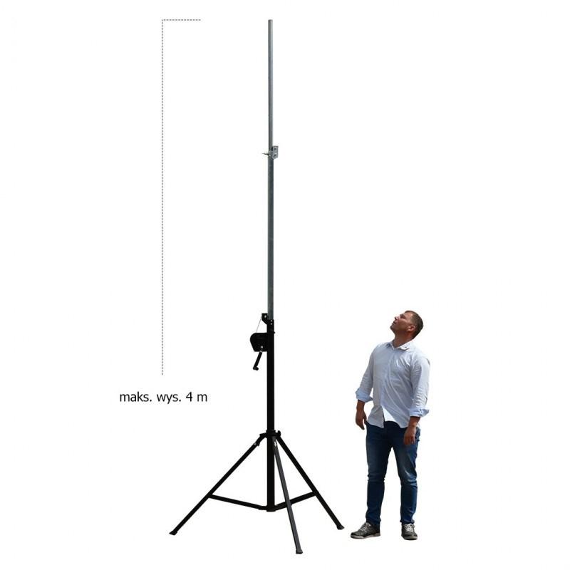 Trekantsstativ med hejs – LS 4300, maks. 80 kg, op til 4 m