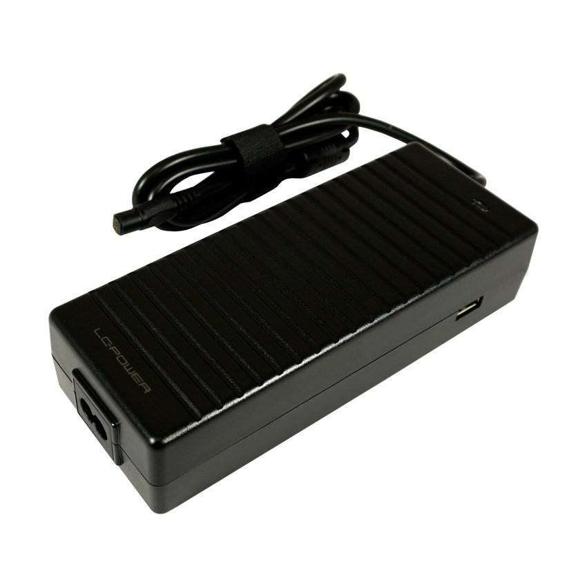LC-POWER LC-NB-PRO-120 strømforsyning til bærbar, 120 W, indendørs – sort billede