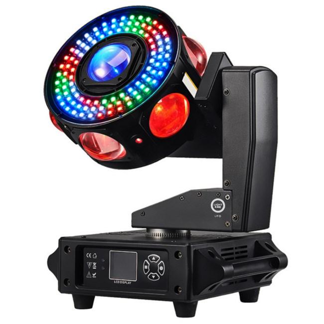Light4Me UFO LED 6-i-1 multi-effekt lyseffekt til party