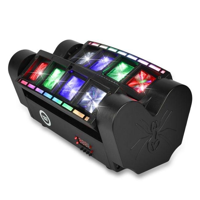 Light4Me Spider Stripe LED lyseffekt med strobe til disco/party