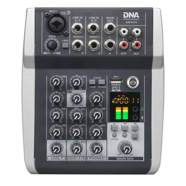 DNA QMX502 – 5-kanals analog mixer – Blå