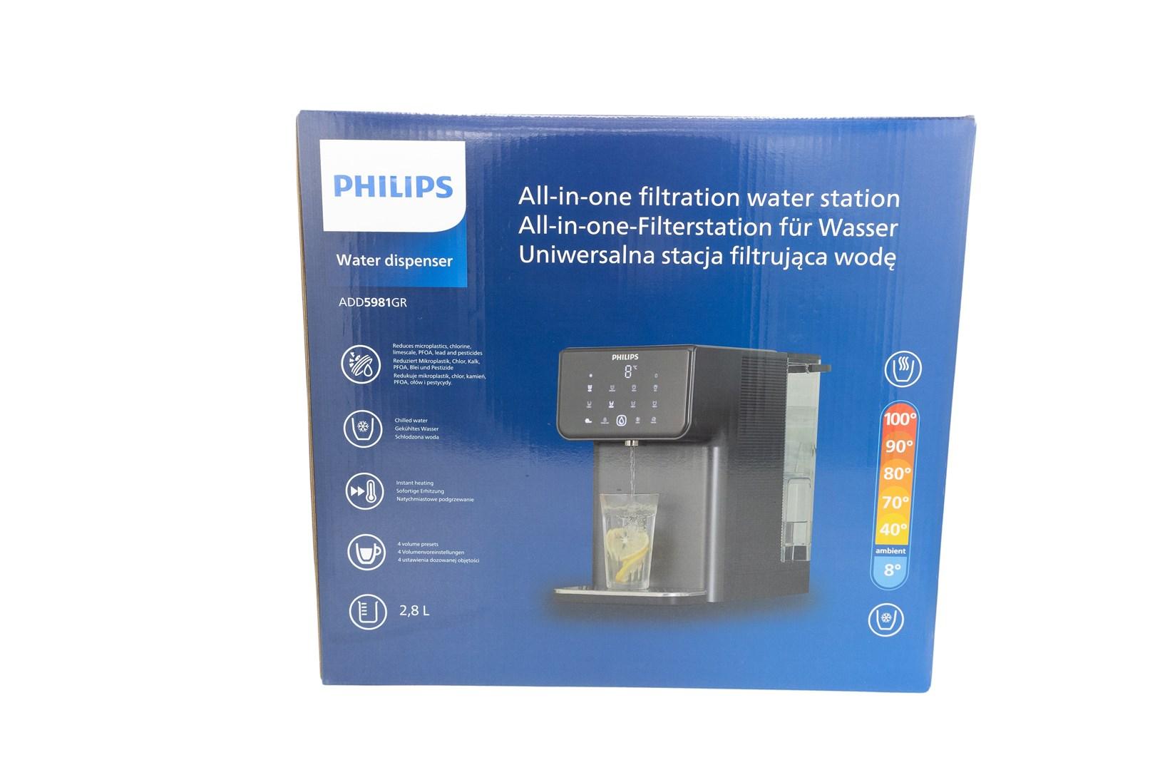 Philips ADD5981GR All-in-one vandstation – vanddispenser med filtrering