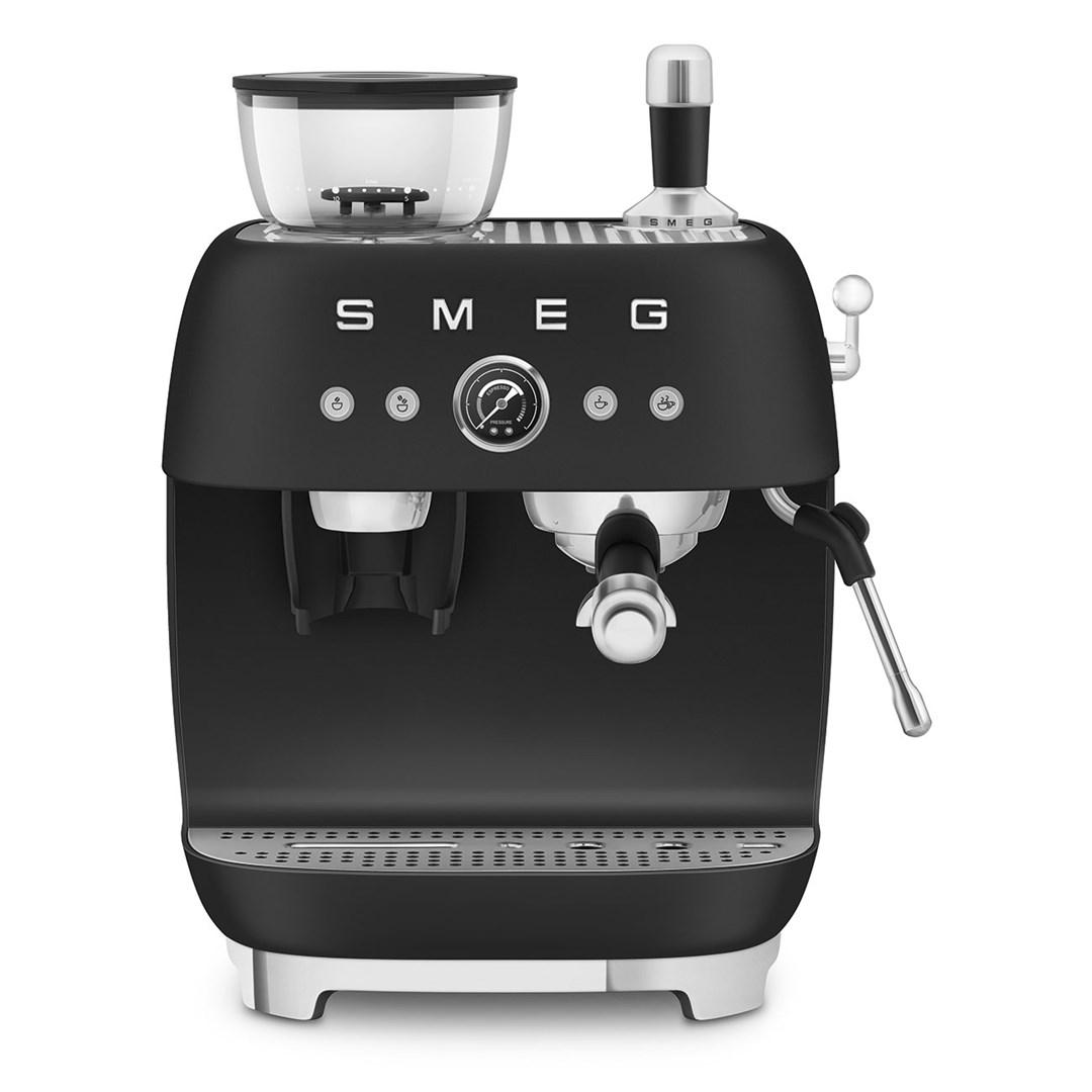SMEG EGF03 espressomaskine med kværn - 50’s Style, sort