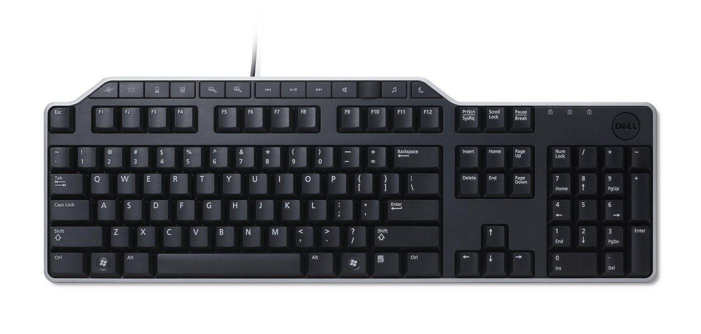 Dell KB522 tastatur - USB, tysk QWERTZ, sort billede