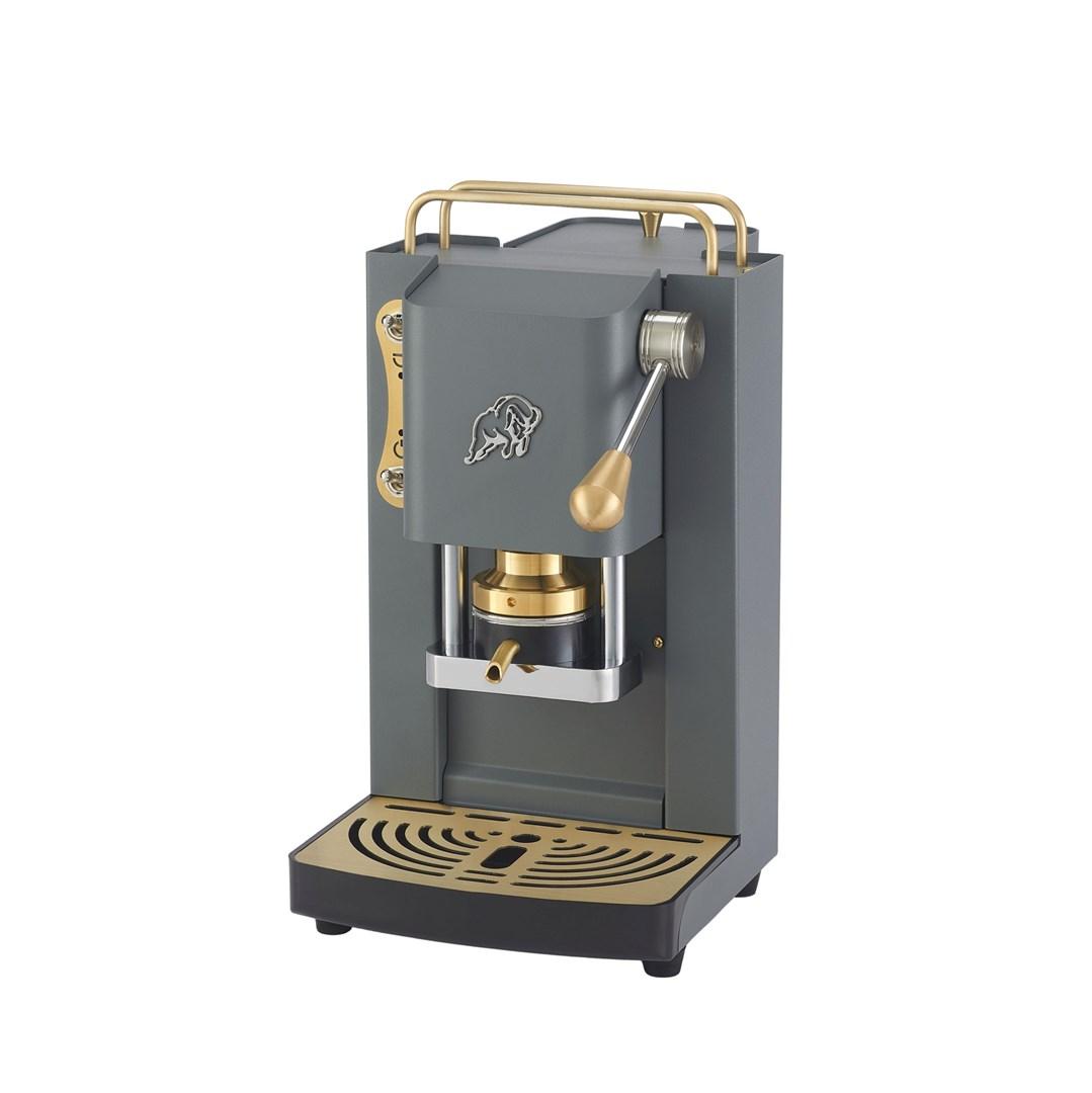 FABER Pro Essential espressomaskine - Grey Daytona med messingdetaljer