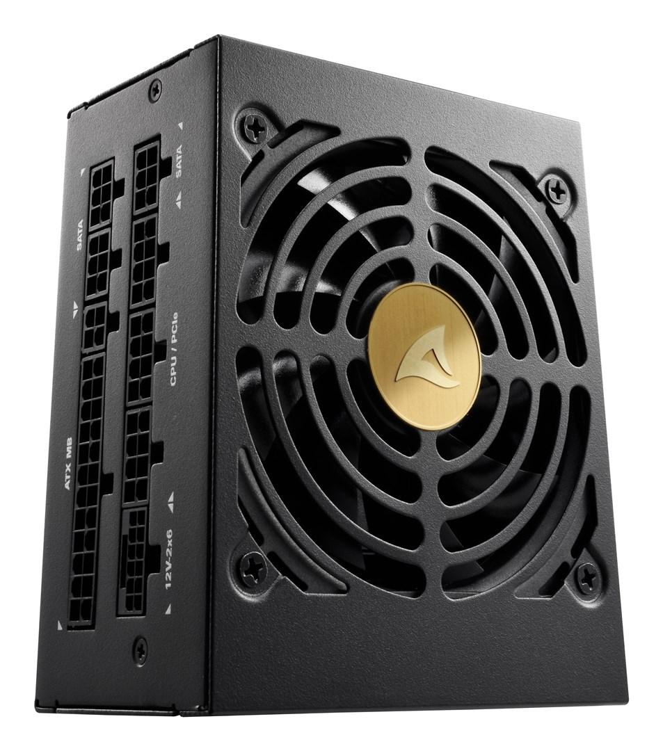 Sharkoon Rebel P20 SFX strømforsyning 750 W – 24-pin ATX, sort