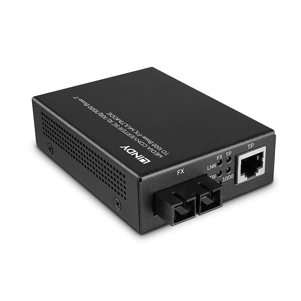 LINDY Media Converter SC 1000Base‑FX – Multimode