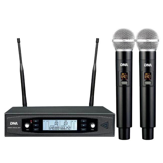 DNA Professional Event Vocal Set – trådløst mikrofonsæt med 2 håndholdte