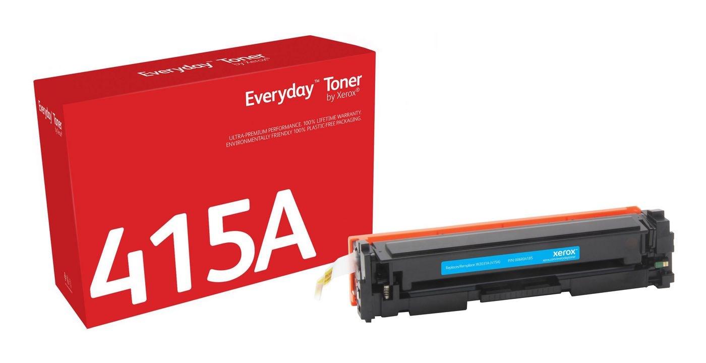 Xerox Everyday cyan toner - kompatibel med HP 415A (W2031A), standardkapacitet billede